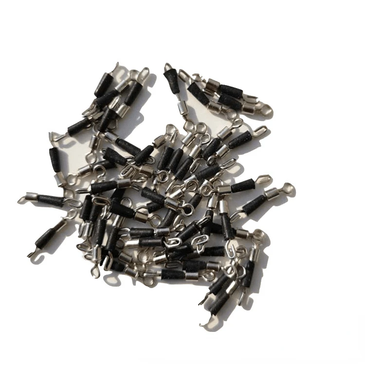 20pcs Quick-Change Feeder Swivels for Carp Fishing - Fishing Tackle Connector with Swivel Snaps, Fishing Accessories for Method
