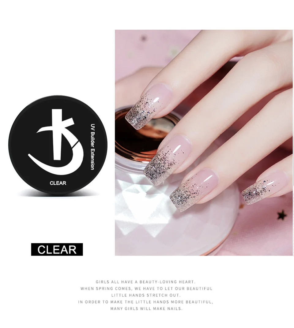 KODI JYJ 15ml UV Gel for Extension Semi-permanent Builder Varnish Poly Nails Gellac Manicure Building Acrylic Gel Nail Polishes
