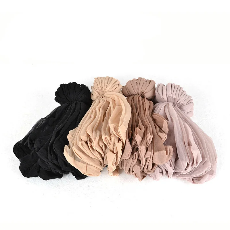 10Pairs/lot Black Skin Color Transparent Thin Women Crystal Silk Socks Nylon Fashion Ladies Female Summer Short Ankle Silk Socks