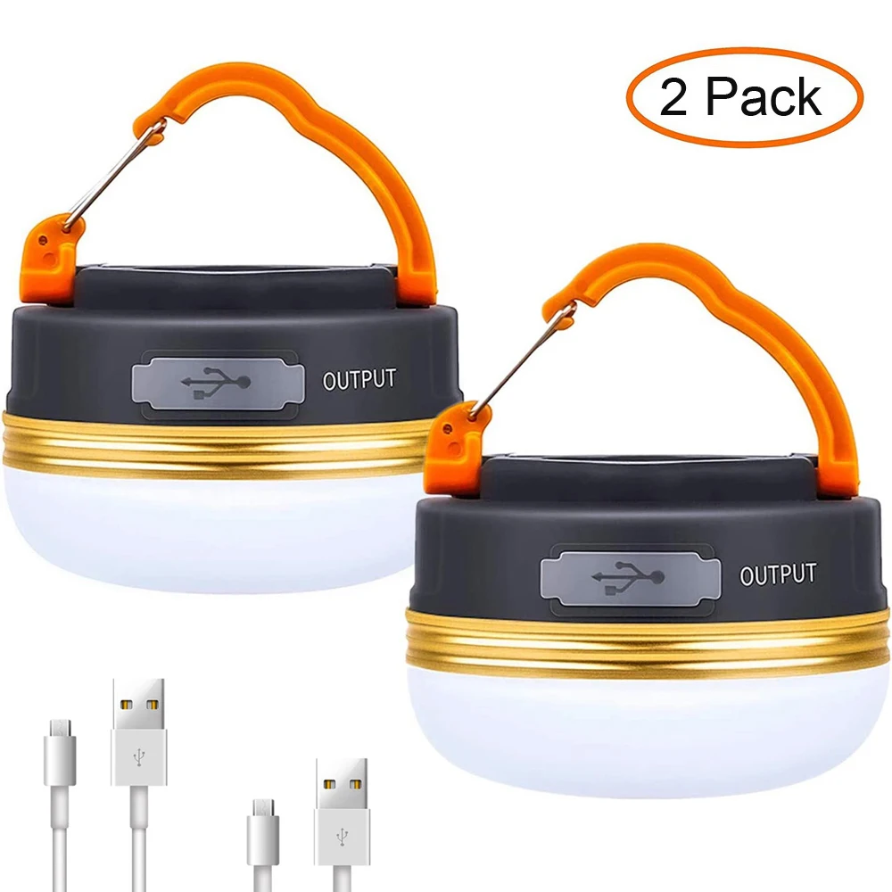 10W High Power Camping Lantern Tents Lamp 1200mah USB Rechargeable Portable Camping Lights Outdoor Hiking Night Hanging Lamp