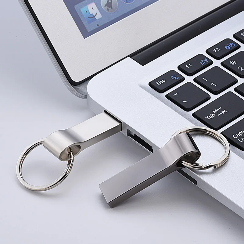 Metal Pendrive USB Flash Drive 16GB 32GB 64GB 128GB USB 2.0 Waterproof CLE USB 4GB 8GB Pen Drive 2.0 Gift USB Key