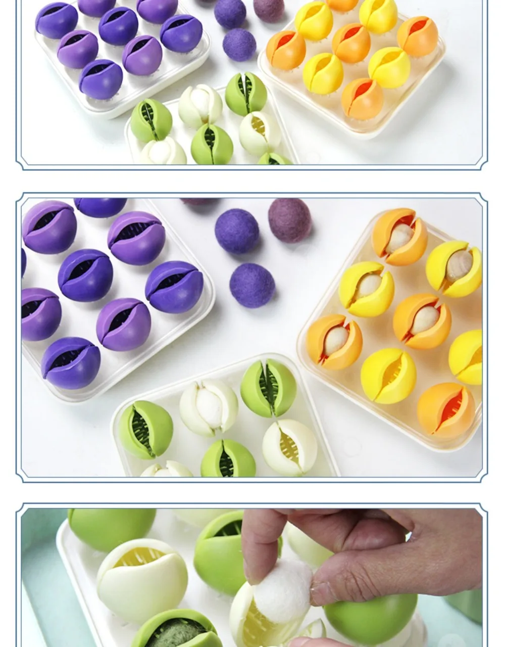Montessori Educational Toys Ball Color Matching Game Kids Fingers Fine Motor Skill Preliminary Exercise Practicial Life Activity