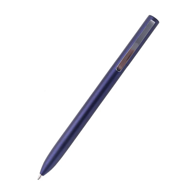 Metal Gel Pen with Refill for Metal Sign Pens 0.5mm Smooth Ink Signing Writing Business Office Pучка Aluminum Alloy Pens