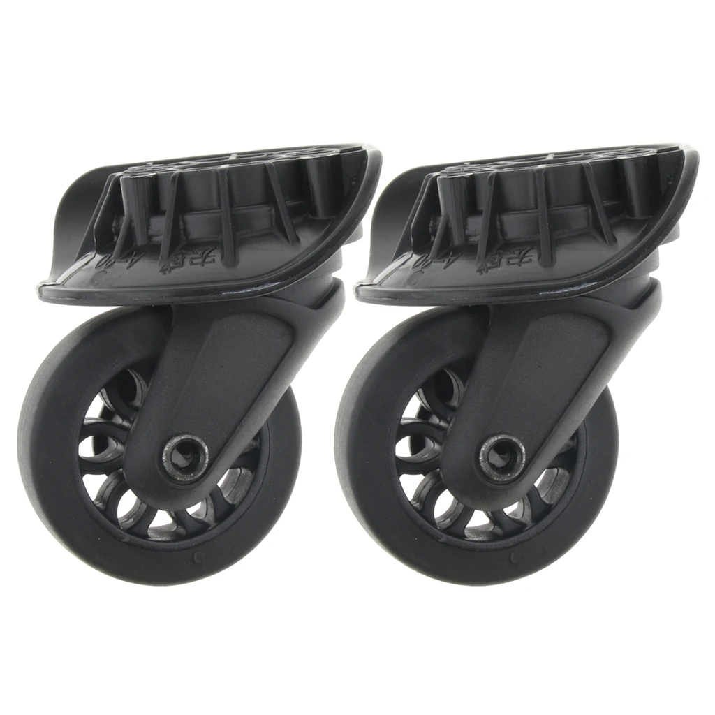 1 Pair Swivel Suitcase Luggage Wheels Replacement Casters for Travel Bag A90 Replacement Luggage Wheel