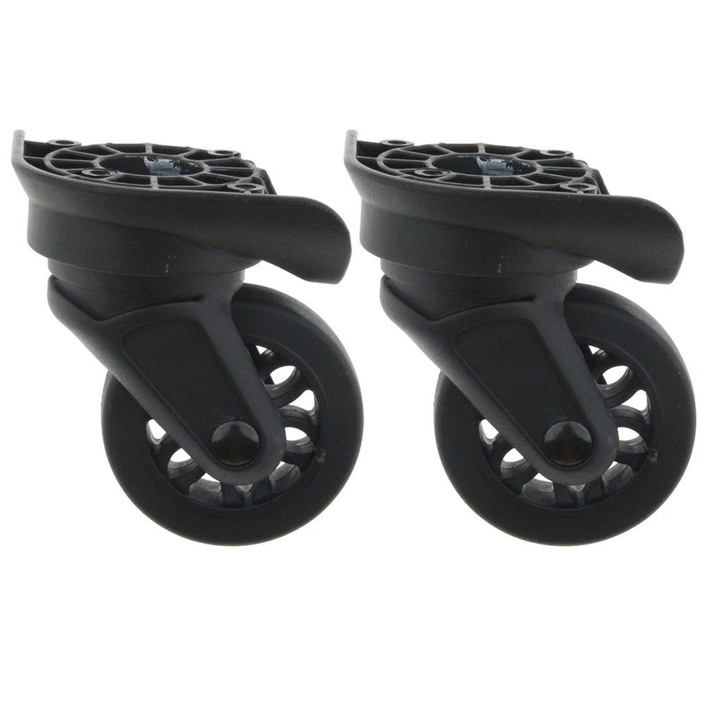 1 Pair Swivel Suitcase Luggage Wheels Replacement Casters for Travel Bag A90 Replacement Luggage Wheel