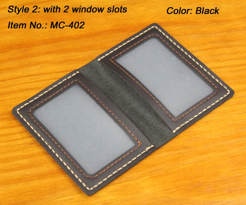 Luxury Handmade Genuine Leather Business Card Holder Men Leather Credit Card Case Small Women Card ID Holder Cover Card Wallet