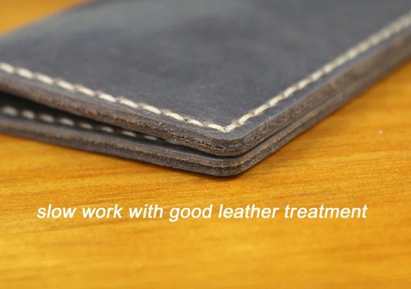 Luxury Handmade Genuine Leather Business Card Holder Men Leather Credit Card Case Small Women Card ID Holder Cover Card Wallet