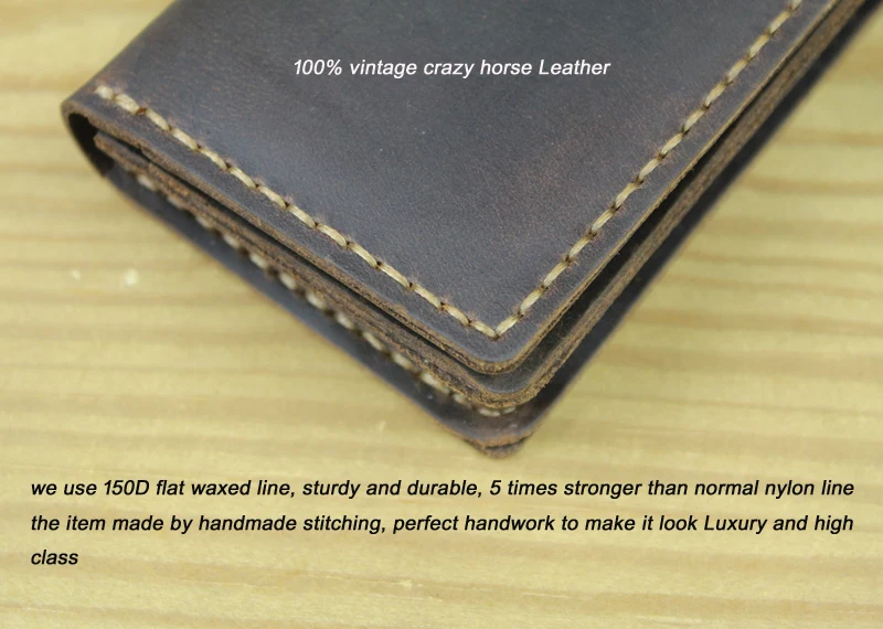 Luxury Handmade Genuine Leather Business Card Holder Men Leather Credit Card Case Small Women Card ID Holder Cover Card Wallet
