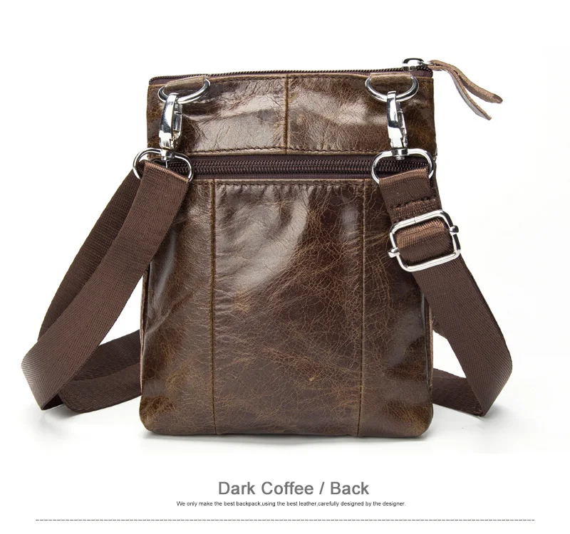 Small Messenger Crossbody Shoulder Men Bag Genuine Leather Handbag Cross Body Male For Hit Side Little Vintage Sac Bolso Bolsa