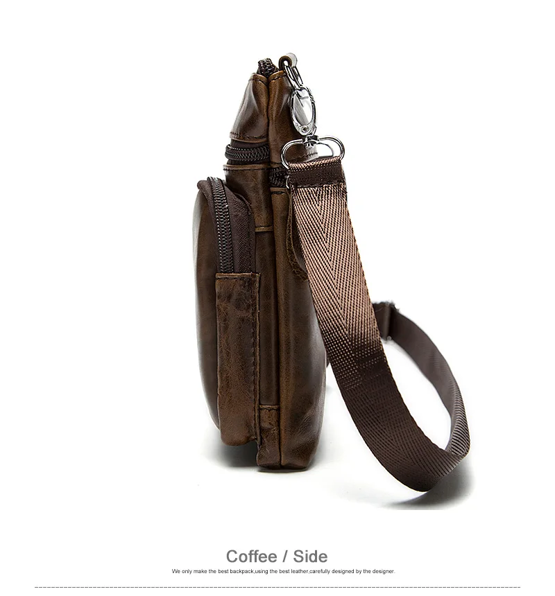 Small Messenger Crossbody Shoulder Men Bag Genuine Leather Handbag Cross Body Male For Hit Side Little Vintage Sac Bolso Bolsa
