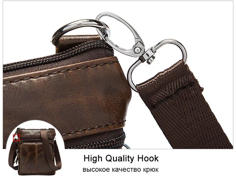 Small Messenger Crossbody Shoulder Men Bag Genuine Leather Handbag Cross Body Male For Hit Side Little Vintage Sac Bolso Bolsa