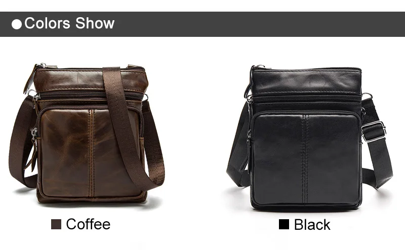 Small Messenger Crossbody Shoulder Men Bag Genuine Leather Handbag Cross Body Male For Hit Side Little Vintage Sac Bolso Bolsa