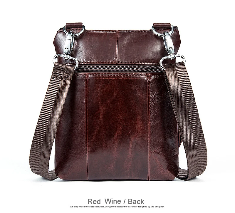 Small Messenger Crossbody Shoulder Men Bag Genuine Leather Handbag Cross Body Male For Hit Side Little Vintage Sac Bolso Bolsa