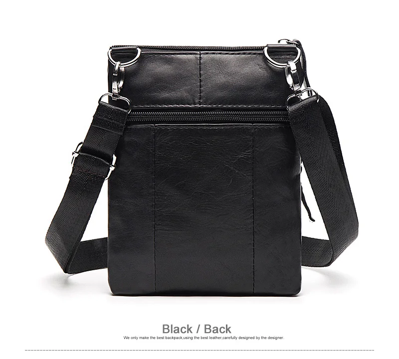 Small Messenger Crossbody Shoulder Men Bag Genuine Leather Handbag Cross Body Male For Hit Side Little Vintage Sac Bolso Bolsa
