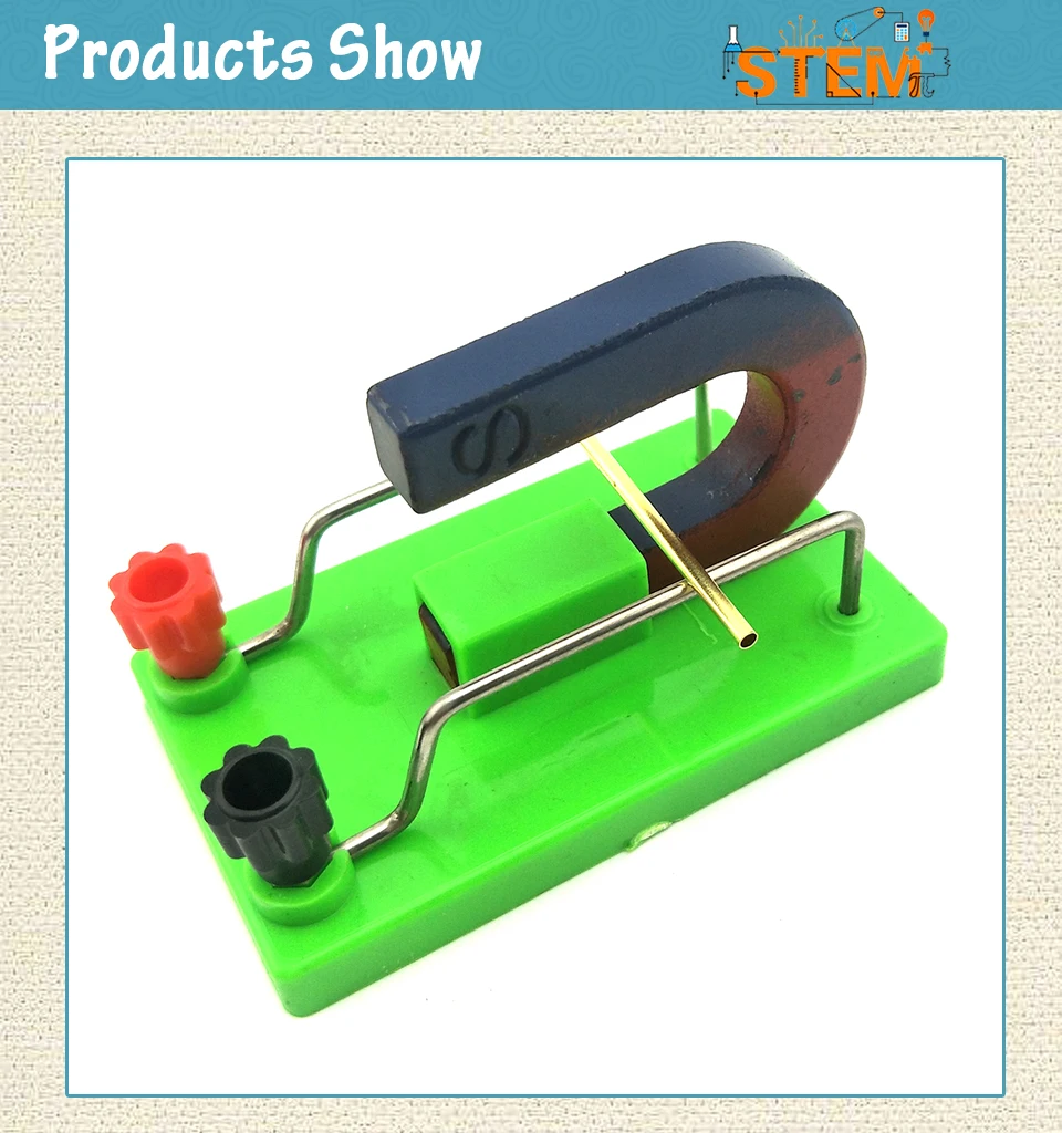 Magnetic Field Acting on Current Experimental Apparatus Ampere Force Experimental Apparatus for Junior School Physics Teaching