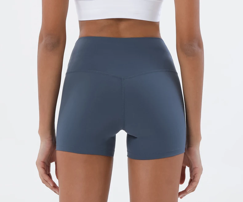 SOISOU Nylon Gym Short Yoga Fitness Women Cycling Shorts Tight Elastic Breathable High Waist Sports Pants No T Lines 13 Colors