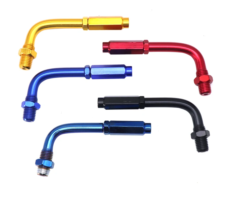 Sclmotos- CNC Motorcycle 90 Degree Adjuster Throttle Cable Screw Head Brake Clutch Wire Cable For Dirt Pit Bike Moped Scooter