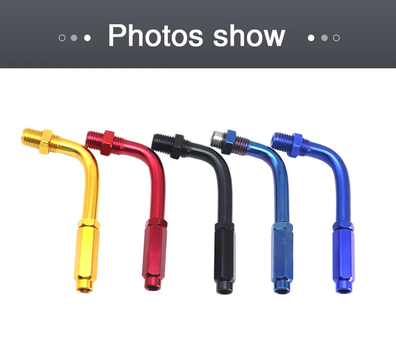 Sclmotos- CNC Motorcycle 90 Degree Adjuster Throttle Cable Screw Head Brake Clutch Wire Cable For Dirt Pit Bike Moped Scooter