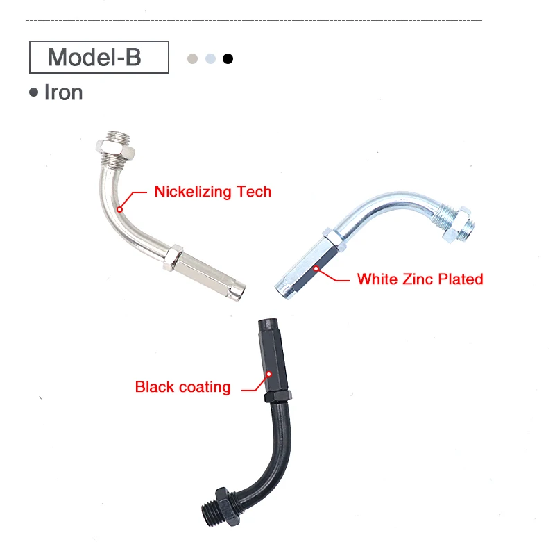 Sclmotos- CNC Motorcycle 90 Degree Adjuster Throttle Cable Screw Head Brake Clutch Wire Cable For Dirt Pit Bike Moped Scooter