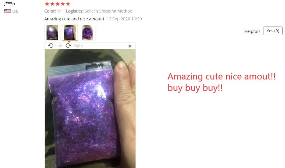 50G/Bag Holographic Mixed Hexagon Shape Chunky Nail Glitter Sequins Sparkly Flakes Slices Manicure Body/Eye/Face Glitter TCF2335