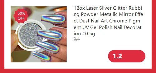 50G/Bag Holographic Mixed Hexagon Shape Chunky Nail Glitter Sequins Sparkly Flakes Slices Manicure Body/Eye/Face Glitter TCF2335