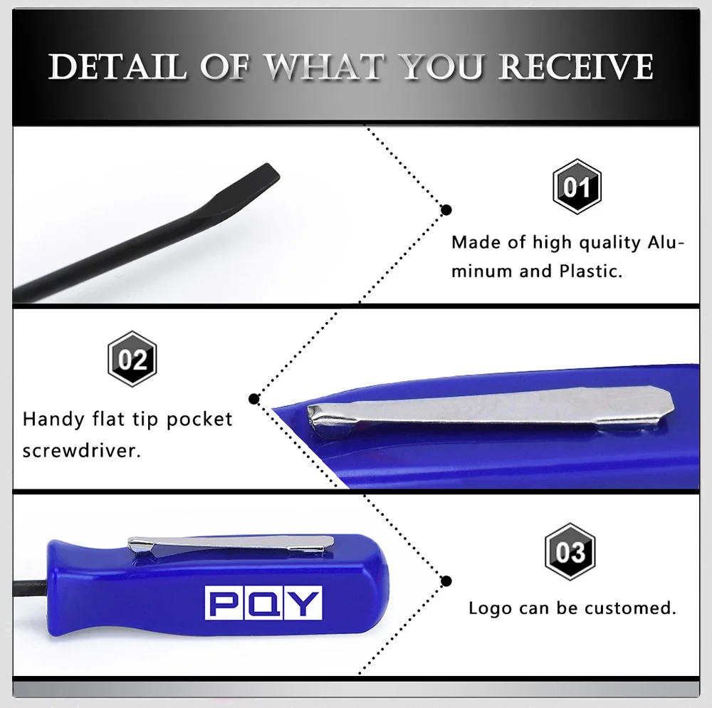 3Pocket Pry Bar Short Angled Operating Handy Tool 4-Sided Grip Car Repair Remove Tools WLR-GJ005-QY