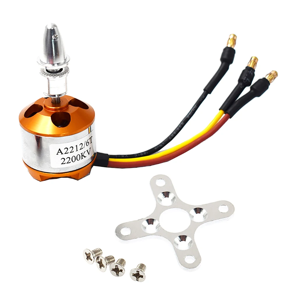 Hot Sale XXD A2212 2212 930KV 1000KV 1400KV 2200KV 2450KV 2700KV Brushless Motor for RC Airplane Fixed-Wing Multirotor Drones