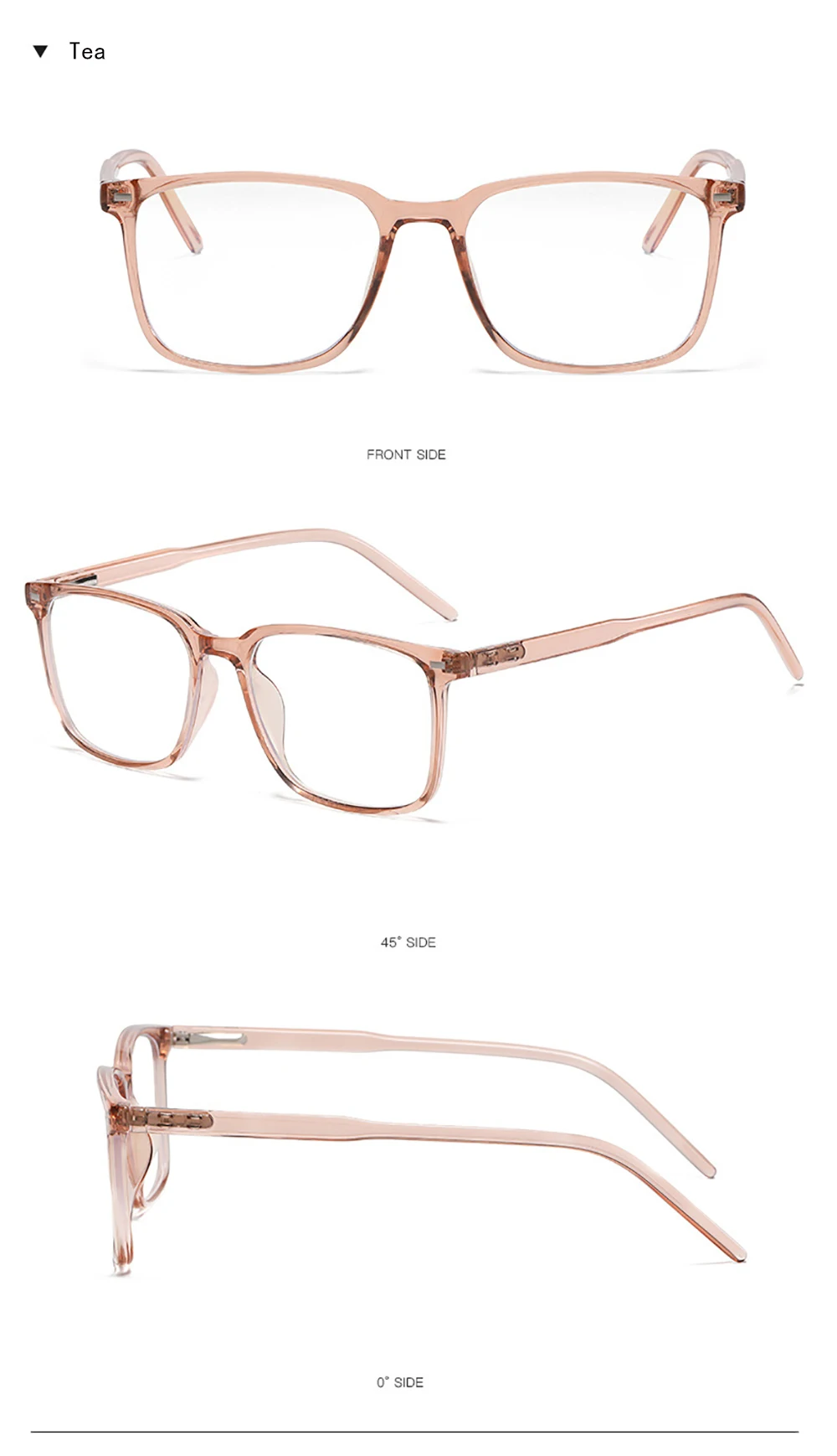 VIVIBEE 2026 Square Blue Light Blocking Glasses Men TR90 Light Frame Anti Blue Ray Eyeglasses Women Classic Computer Eyewear