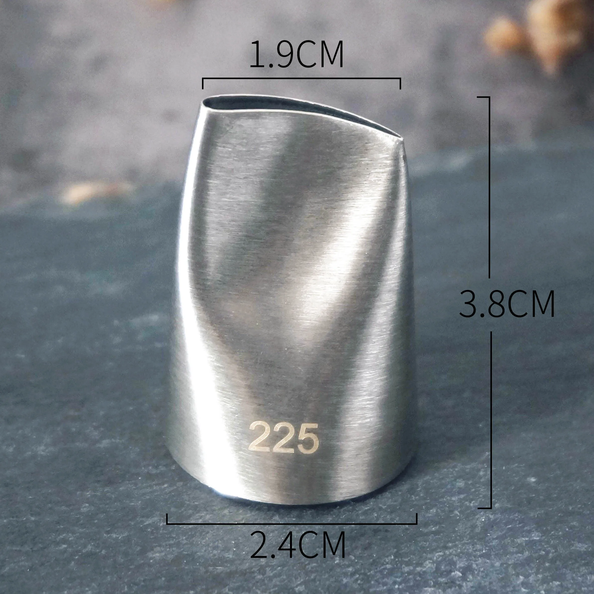 #224 225 Rose Petal Piping Nozzle Korea Bean Paste Flower Petals Cake Decorating Icing Tip Nozzles For Cream Medium Size