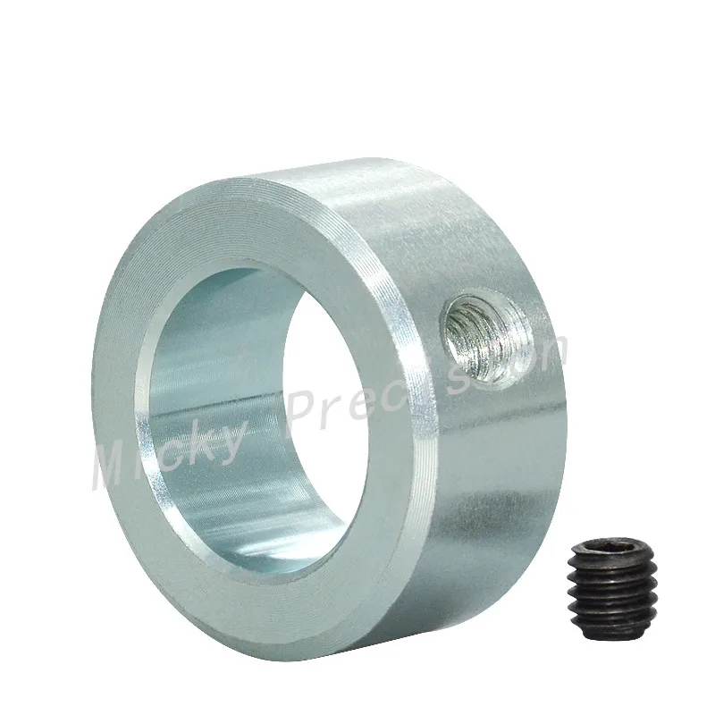 Galvanized Retaining Ring Shaft Collar with Screw Adjustment Shaft Clamp Locking Ring Sleeve Dia3-70mm In Stock