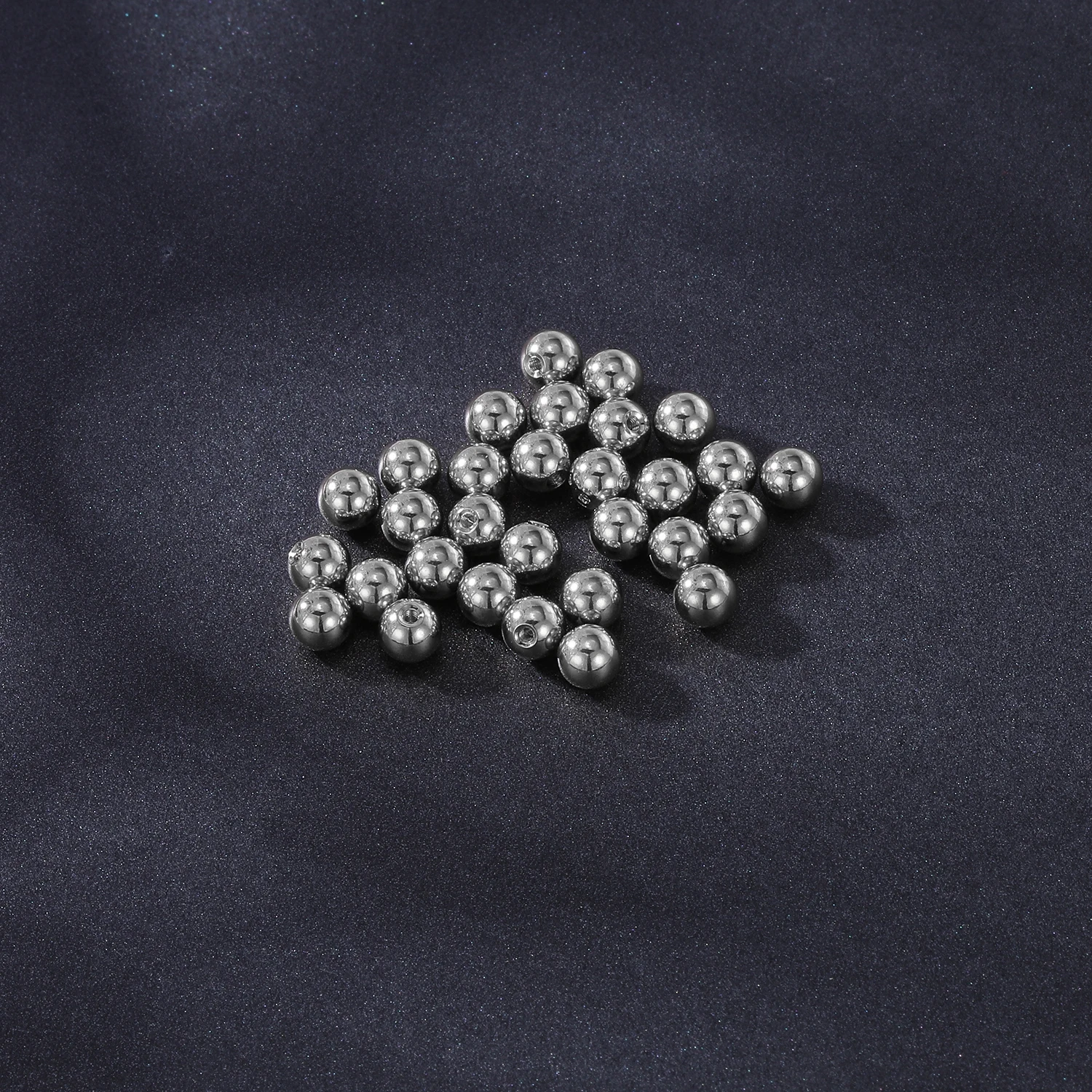 ZS 5-50Pcs 16G Stainless Steel Piercing Screw Replacement Ball Rose Gold Plated Earring Balls Nose Labret Helix Piercing Ball