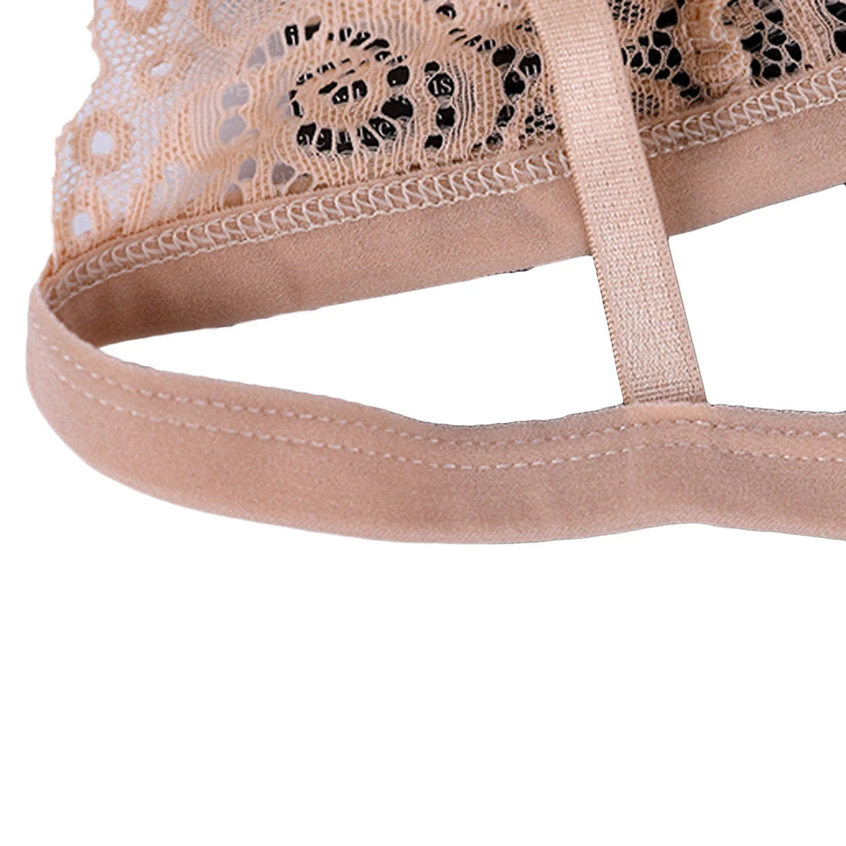 Women's Thin Bra Without Chest Pad Fashion Sexy Lace Lingerie Cutout Back Buckle Tube Top Women's Underwear Summer Clothes