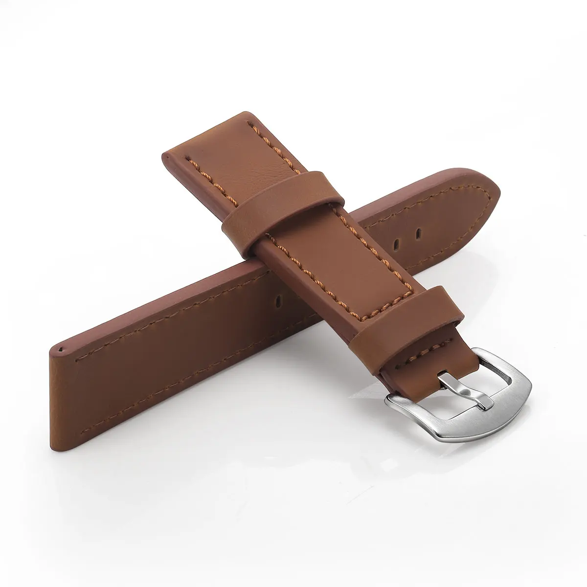 Fashion Watch Band Strap Sport Vintage Leather Watchband Stainless Steel Buckle Watch Accessories 18mm 20mm 22mm 24mm