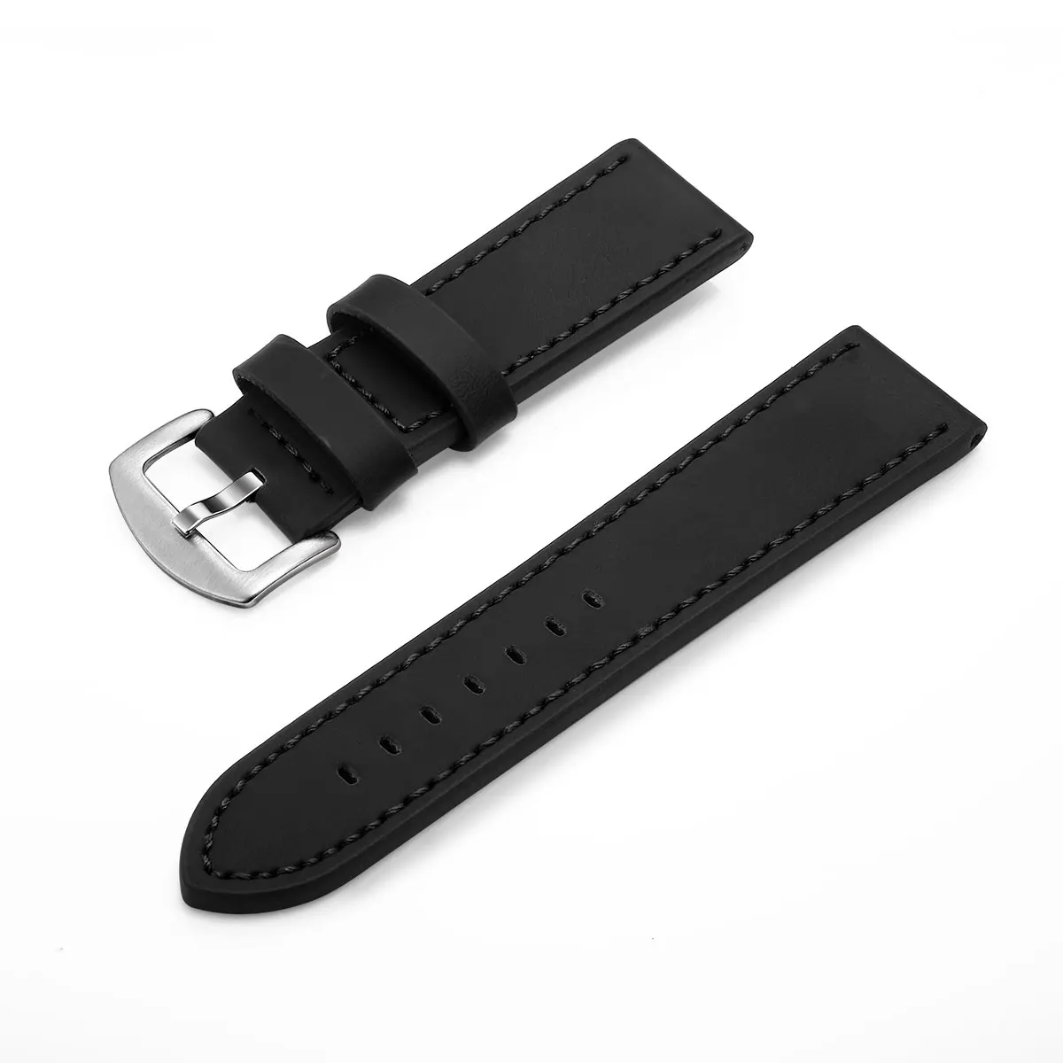 Fashion Watch Band Strap Sport Vintage Leather Watchband Stainless Steel Buckle Watch Accessories 18mm 20mm 22mm 24mm