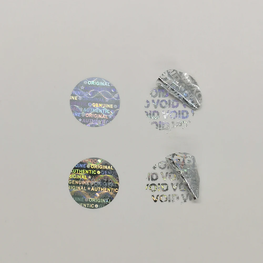 2000pcs 15mmx15mm, Hologram Security Warranty Stickers,Tamper Proof Void Original Label ,Custom Logo