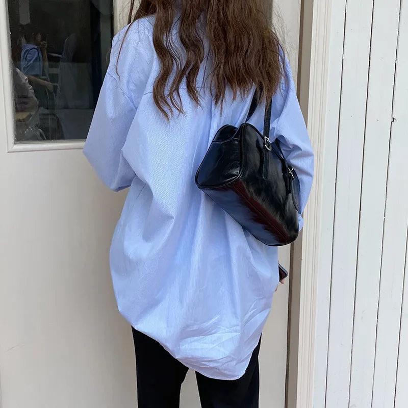 Fashion Women Green Big Shoulder Bags PU Leather Female Purse Handbags Large Capacity Ladies Daily Small Casual Tote Bolso Mujer