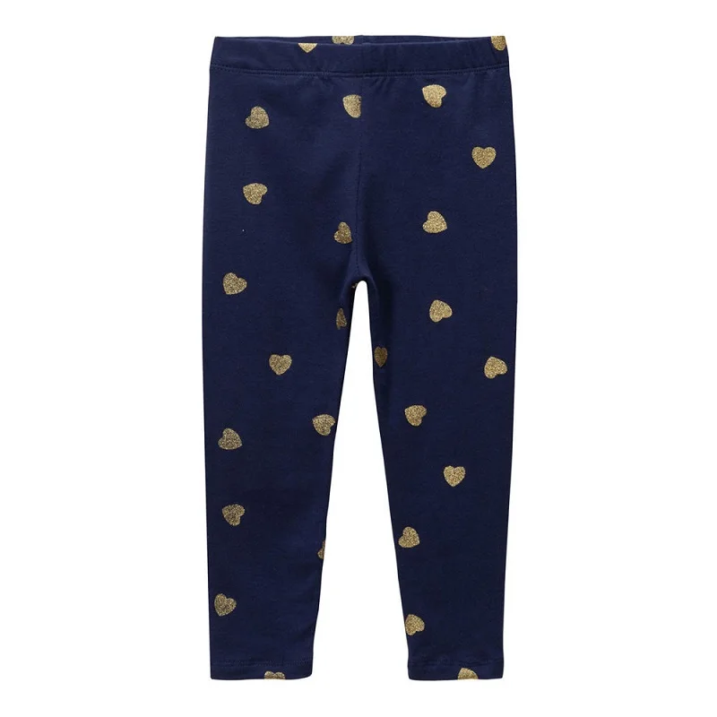 Girls Leggings 100% Cotton Girl's Trousers Fille Girls Pants Skinny Print Cartoon Pattern Kids Children Leggings Trousers KF083