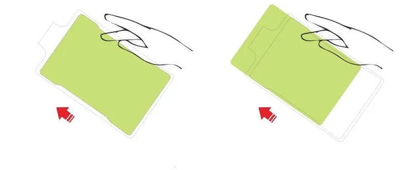 ID Card Holder Business Card Holder Desk Accessories Photocard Holder Aluminum Alloy Office Supplies Stationery Holder Cards