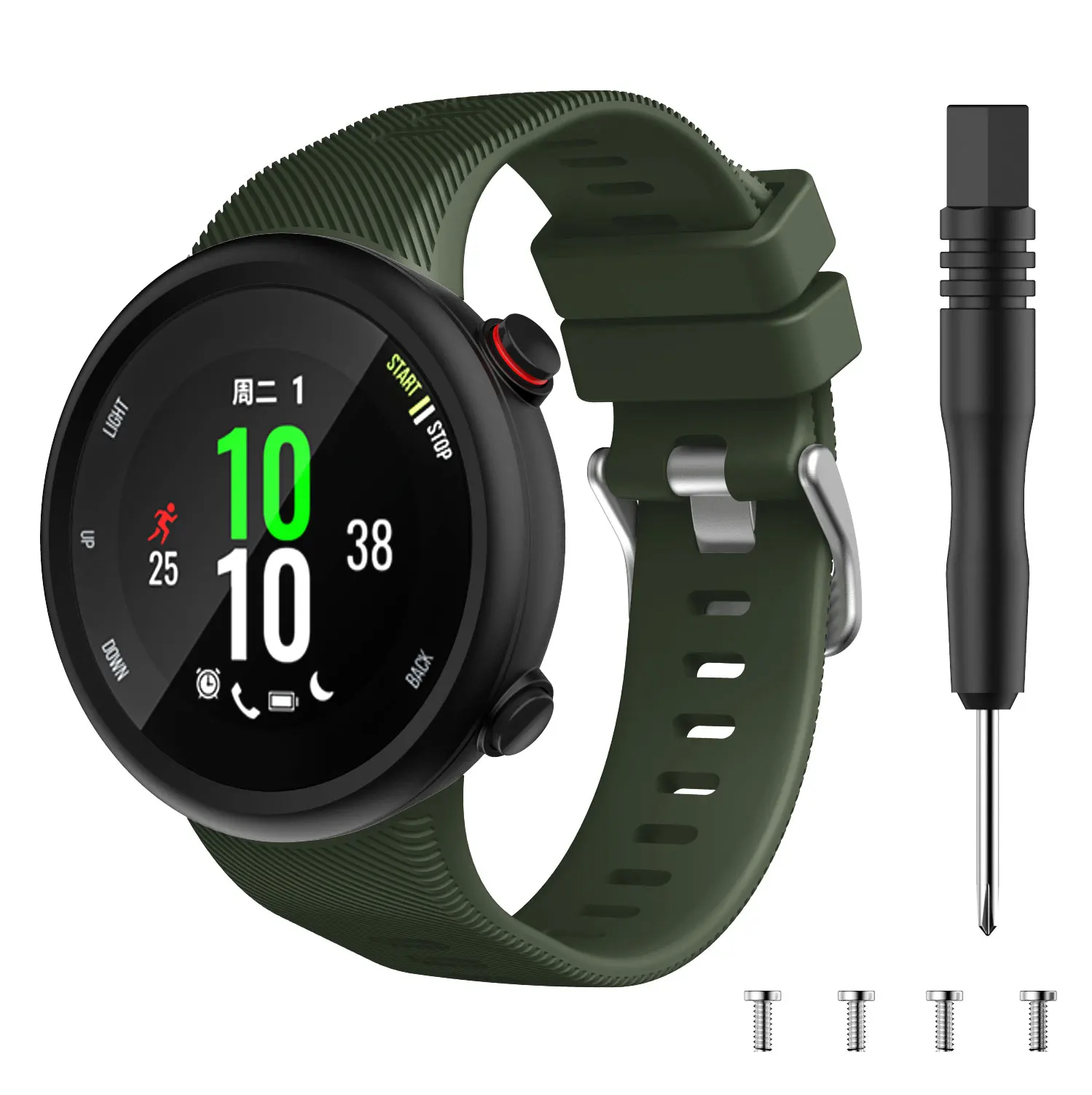High Quality Silicone Strap for Garmin Swim 2 Smart Watch Band Sport Wristband for Garmin Forerunner 45 45s Bracelet Accessories