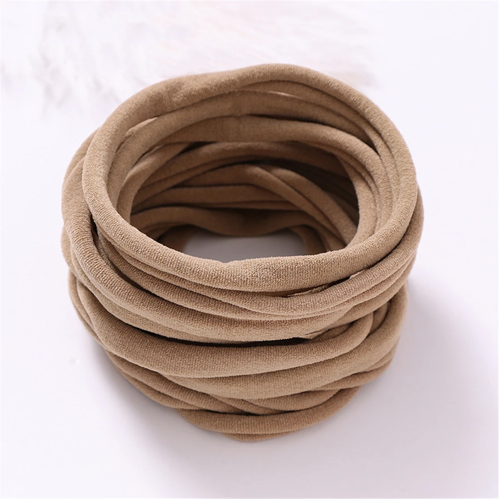 20Pcs/Lot Baby Girl DIY Nylon Headbands Soft Traceless Stretchy Headband for Children Hair Band Girl Elastic Hair Accessories