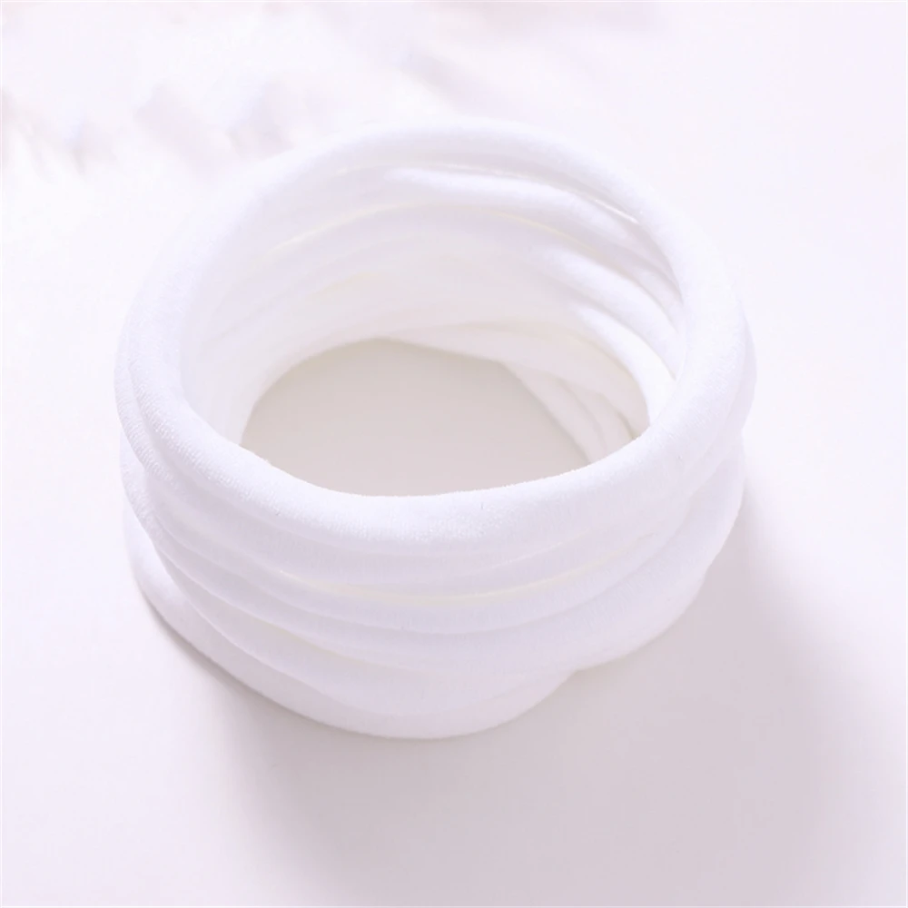 20Pcs/Lot Baby Girl DIY Nylon Headbands Soft Traceless Stretchy Headband for Children Hair Band Girl Elastic Hair Accessories