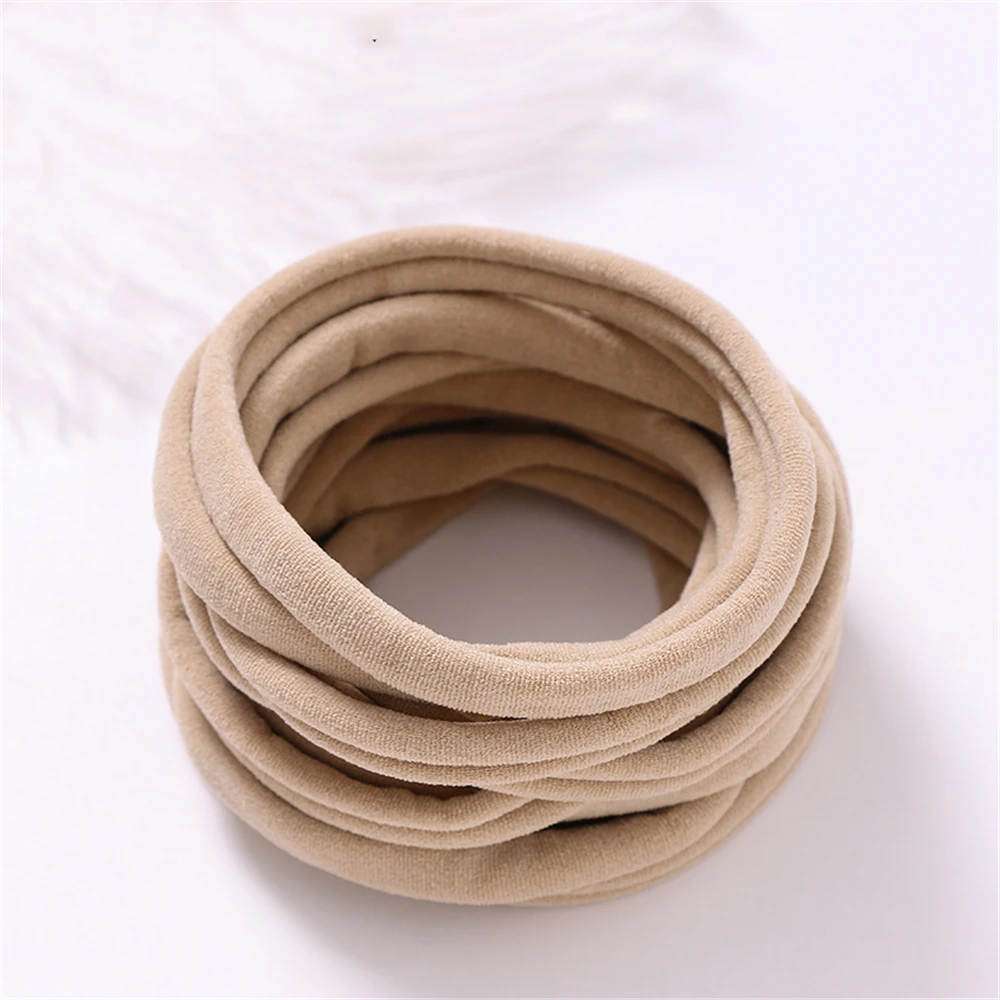 20Pcs/Lot Baby Girl DIY Nylon Headbands Soft Traceless Stretchy Headband for Children Hair Band Girl Elastic Hair Accessories