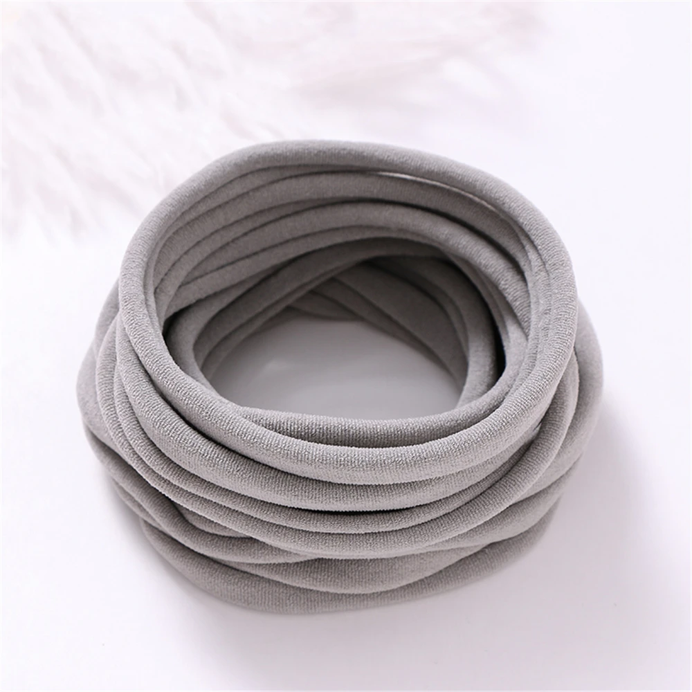 20Pcs/Lot Baby Girl DIY Nylon Headbands Soft Traceless Stretchy Headband for Children Hair Band Girl Elastic Hair Accessories