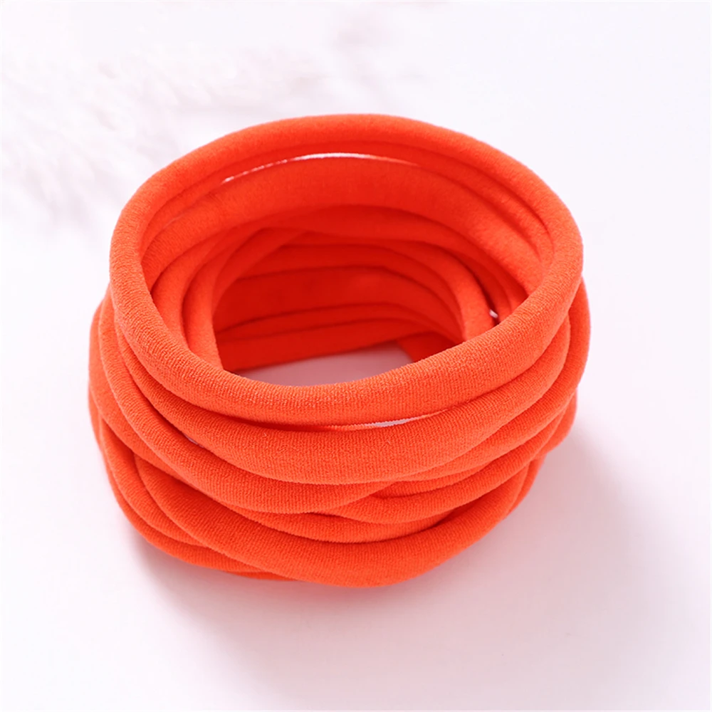 20Pcs/Lot Baby Girl DIY Nylon Headbands Soft Traceless Stretchy Headband for Children Hair Band Girl Elastic Hair Accessories