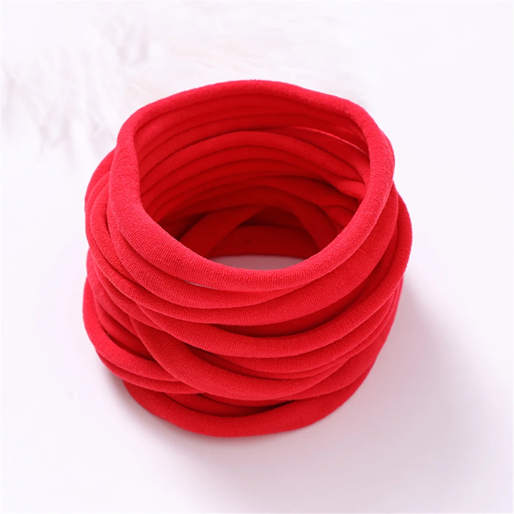 20Pcs/Lot Baby Girl DIY Nylon Headbands Soft Traceless Stretchy Headband for Children Hair Band Girl Elastic Hair Accessories