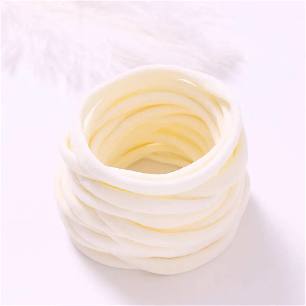 20Pcs/Lot Baby Girl DIY Nylon Headbands Soft Traceless Stretchy Headband for Children Hair Band Girl Elastic Hair Accessories