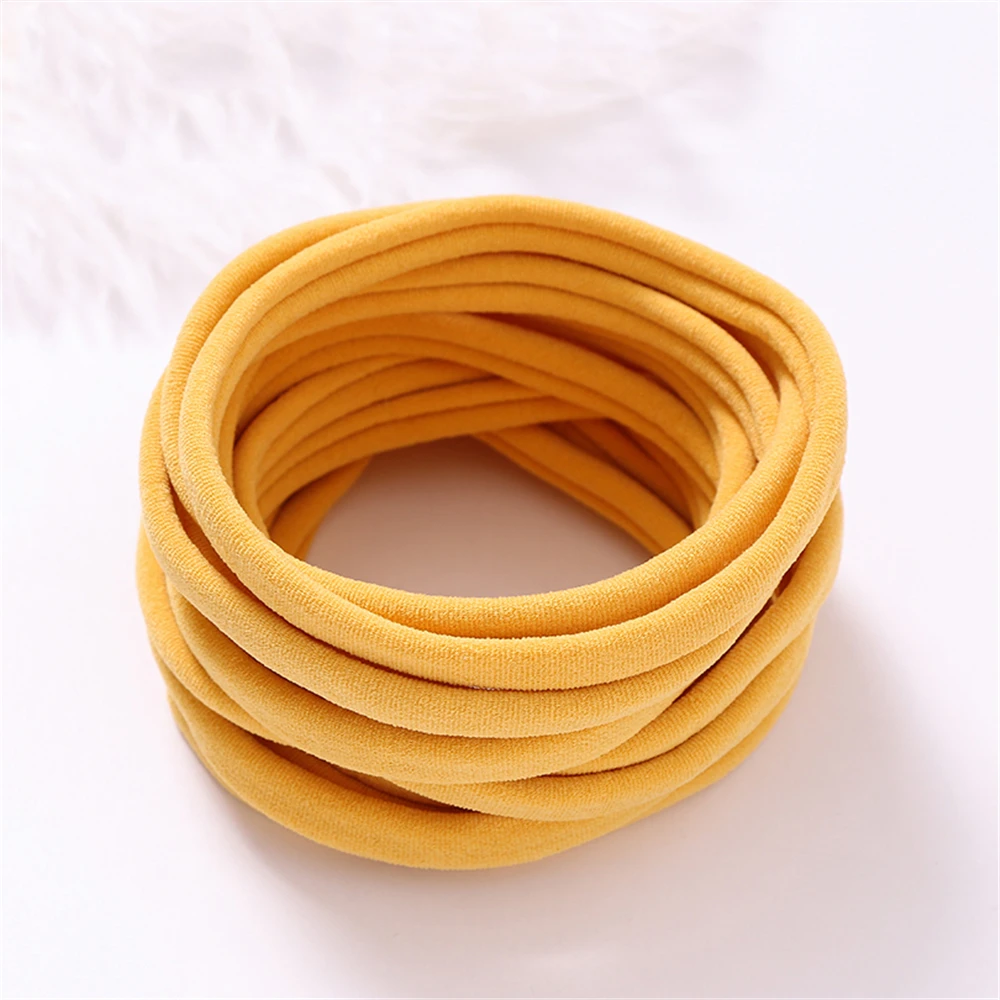 20Pcs/Lot Baby Girl DIY Nylon Headbands Soft Traceless Stretchy Headband for Children Hair Band Girl Elastic Hair Accessories