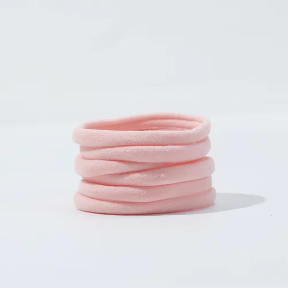 20Pcs/Lot Baby Girl DIY Nylon Headbands Soft Traceless Stretchy Headband for Children Hair Band Girl Elastic Hair Accessories