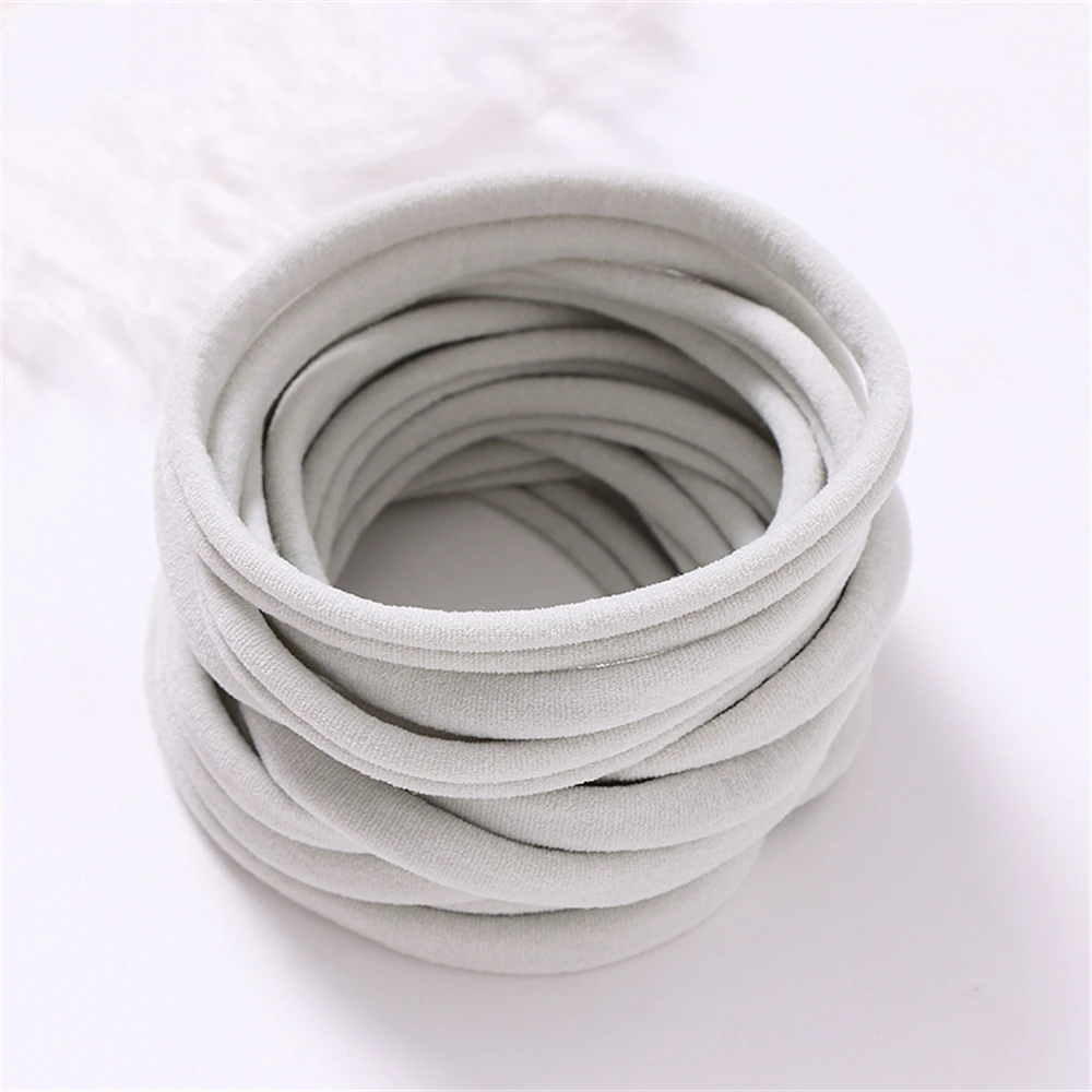 20Pcs/Lot Baby Girl DIY Nylon Headbands Soft Traceless Stretchy Headband for Children Hair Band Girl Elastic Hair Accessories
