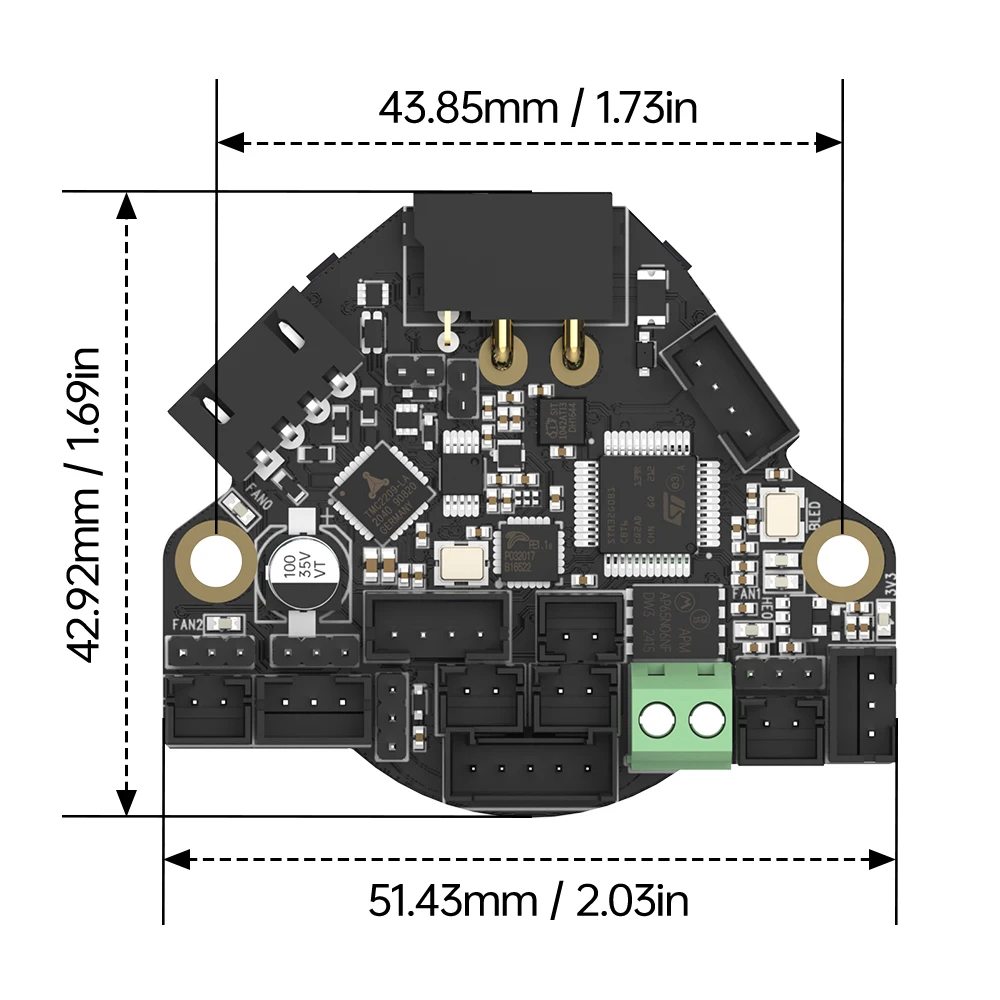 BIGTREETECH EBB36 EBB42 CAN GEN2 Board Support Canbus PT100 For Klipper Hotend HeadTool 36 stepper motor Ender3 3d Printer Parts
